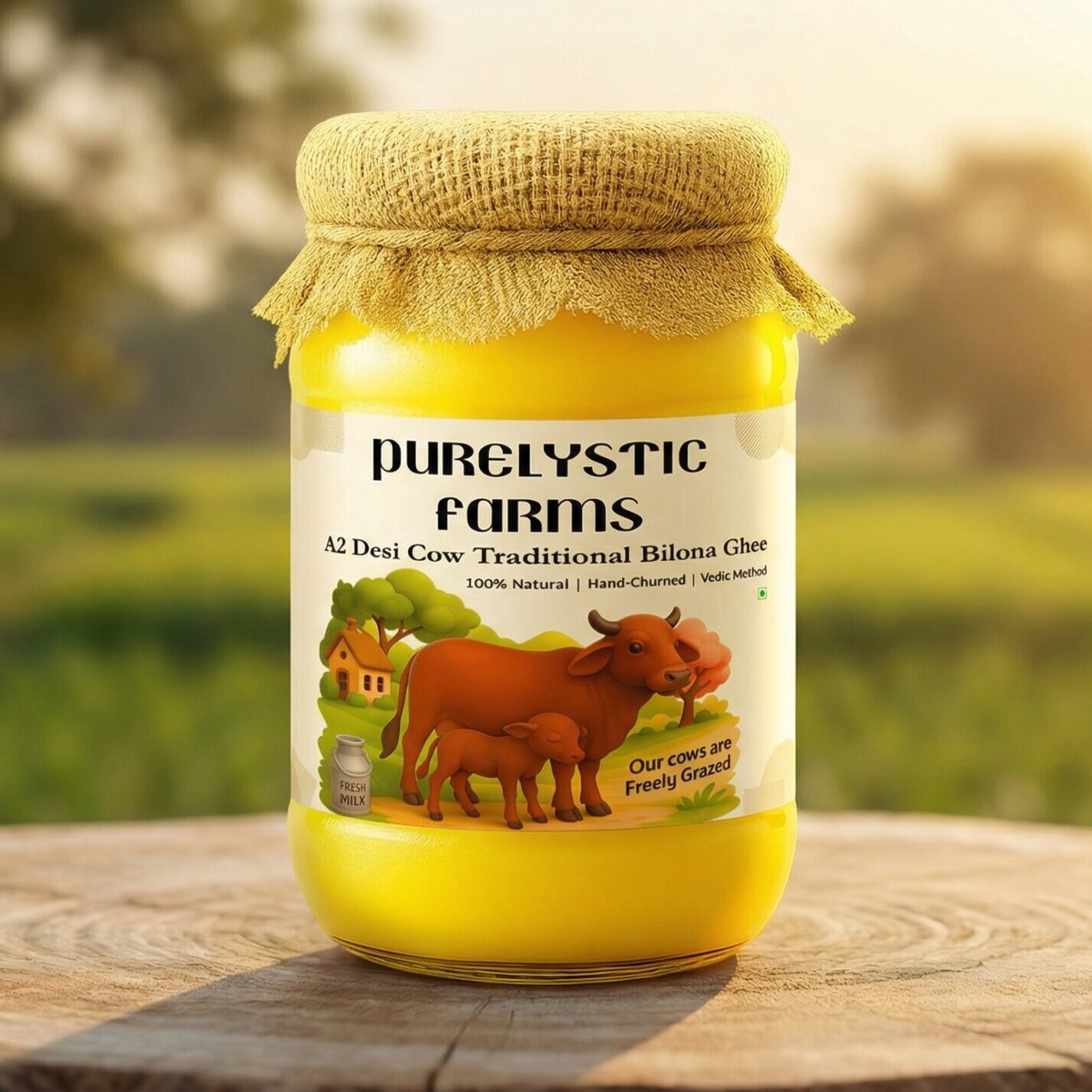 A2 Desi Cow Ghee (1 L)